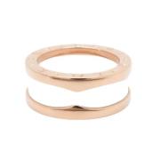 Pre-owned Rose Gold rings Bvlgari Vintage , Yellow , Dames