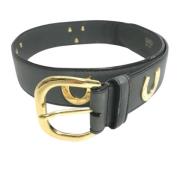 Pre-owned Leather belts Gucci Vintage , Black , Dames