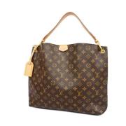 Pre-owned Fabric louis-vuitton-bags Louis Vuitton Vintage , Brown , Da...