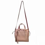 Pre-owned Leather handbags Salvatore Ferragamo Pre-owned , Pink , Dame...