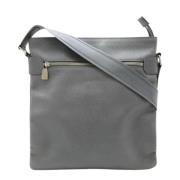 Pre-owned Leather louis-vuitton-bags Louis Vuitton Vintage , Gray , Da...