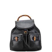 Pre-owned Leather gucci-bags Gucci Vintage , Black , Dames