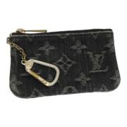 Pre-owned Canvas pouches Louis Vuitton Vintage , Black , Dames