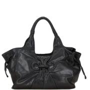 Pre-owned Leather shoulder-bags Salvatore Ferragamo Pre-owned , Black ...