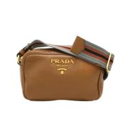 Pre-owned Leather prada-bags Prada Vintage , Brown , Dames