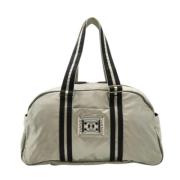 Pre-owned Nylon chanel-bags Chanel Vintage , Gray , Dames