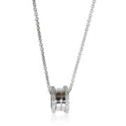 Pre-owned White Gold necklaces Bvlgari Vintage , Gray , Dames