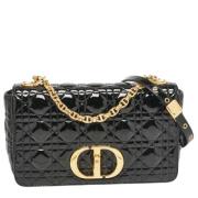 Pre-owned Leather dior-bags Dior Vintage , Black , Dames