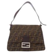 Pre-owned Canvas fendi-bags Fendi Vintage , Brown , Dames