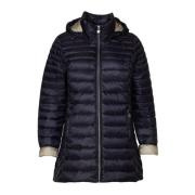 Lichtgewicht donsjack Marine/Groen Danwear , Blue , Dames