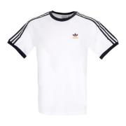 Nation Tee Wit/Zwart Heren T-shirt Adidas , White , Heren