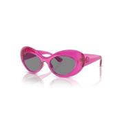 Stijlvolle zonnebril voor jouw look Versace , Pink , Unisex