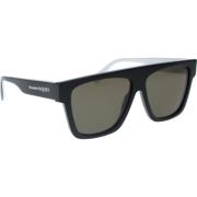 Stijlvolle zonnebril Am0302 Alexander McQueen , Black , Heren