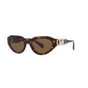 Empire Oval MK 2192 Zonnebril Michael Kors , Brown , Dames