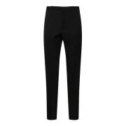 Zwarte Slim-Fit Wollen Broek Jil Sander , Black , Heren