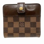 Pre-owned Canvas wallets Louis Vuitton Vintage , Brown , Dames