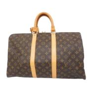 Pre-owned Canvas travel-bags Louis Vuitton Vintage , Brown , Dames