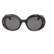 Stijlvolle Dames Zonnebril Loewe , Black , Dames