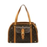 Pre-owned Canvas totes Louis Vuitton Vintage , Brown , Dames