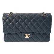 Pre-owned Fabric chanel-bags Chanel Vintage , Blue , Dames