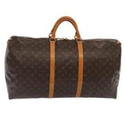 Pre-owned Canvas handbags Louis Vuitton Vintage , Brown , Dames