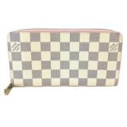 Pre-owned Fabric wallets Louis Vuitton Vintage , White , Dames