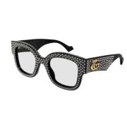 Stijlvolle zonnebril voor elke look Gucci , Black , Unisex