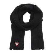 Driehoekig Logo Sjaal - Winter Must-have Guess , Black , Unisex