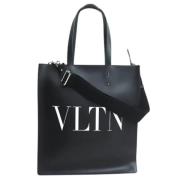 Pre-owned Leather shoulder-bags Valentino Vintage , Black , Heren