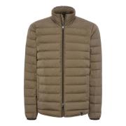 Quilted Nylon Echt Dons Bomberjack Boggi Milano , Green , Heren