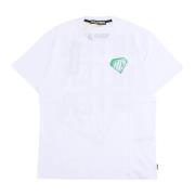 Witte Stencil Tee Heren T-shirt Iuter , White , Heren