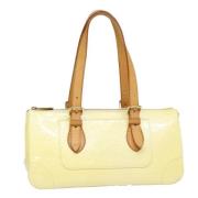 Pre-owned Leather handbags Louis Vuitton Vintage , Beige , Dames