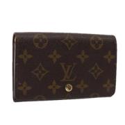 Pre-owned Canvas wallets Louis Vuitton Vintage , Brown , Dames