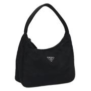 Pre-owned Nylon handbags Prada Vintage , Black , Dames