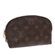 Pre-owned Canvas pouches Louis Vuitton Vintage , Brown , Dames