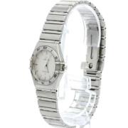 Pre-owned Stainless Steel watches Omega Vintage , Gray , Dames