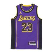 Lebron James NBA Statement Tank Top Jordan , Purple , Heren