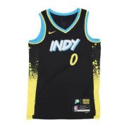 NBA City Edition Basketbal Tanktop Nike , Black , Heren