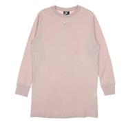 Champagne/Wit Sportkleding Jurk Nike , Pink , Dames