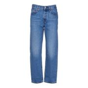 Klassieke rechte pijp crop jeans Levi's , Blue , Dames