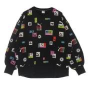 Liefde Crewneck Sweatshirt All Over Print Puma , Multicolor , Dames