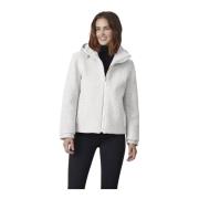 Elegante jas met capuchon Junge , White , Dames