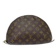 Pre-owned Canvas pouches Louis Vuitton Vintage , Brown , Dames