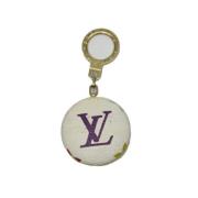 Pre-owned Fabric key-holders Louis Vuitton Vintage , White , Dames