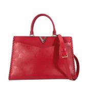 Pre-owned Leather louis-vuitton-bags Louis Vuitton Vintage , Red , Dam...