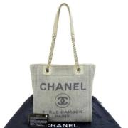 Pre-owned Canvas chanel-bags Chanel Vintage , Blue , Dames