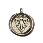 Pre-owned Fabric necklaces Gucci Vintage , Gray , Dames