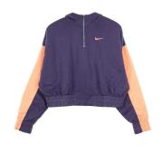 Sportswear Icon Clash Cropped Hoodie Nike , Purple , Dames