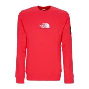 Rode Crewneck Sweatshirt Stijlvolle Herenmode The North Face , Red , H...