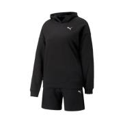 Zwart Trainingspak Dames Lounge Set Puma , Black , Dames